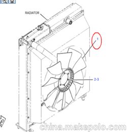 卡特彼勒320D配件風扇葉發動機零配件銷售