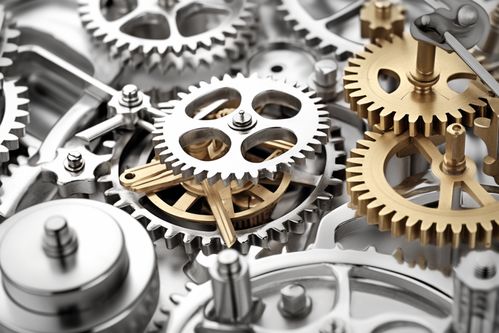 制造業(yè)工廠工業(yè)機(jī)械齒輪零件攝影圖片 攝影圖